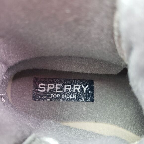 Sperry Top Sider Saltwater Youth Size 1Y Gray Wool Waterproof Duck Boots - Picture 10 of 11